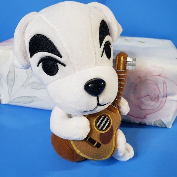 Nintendo Animal Crossing Dog with Guitar KK Slider Plush Stuffed Animal 7" - Picture 2 of 8